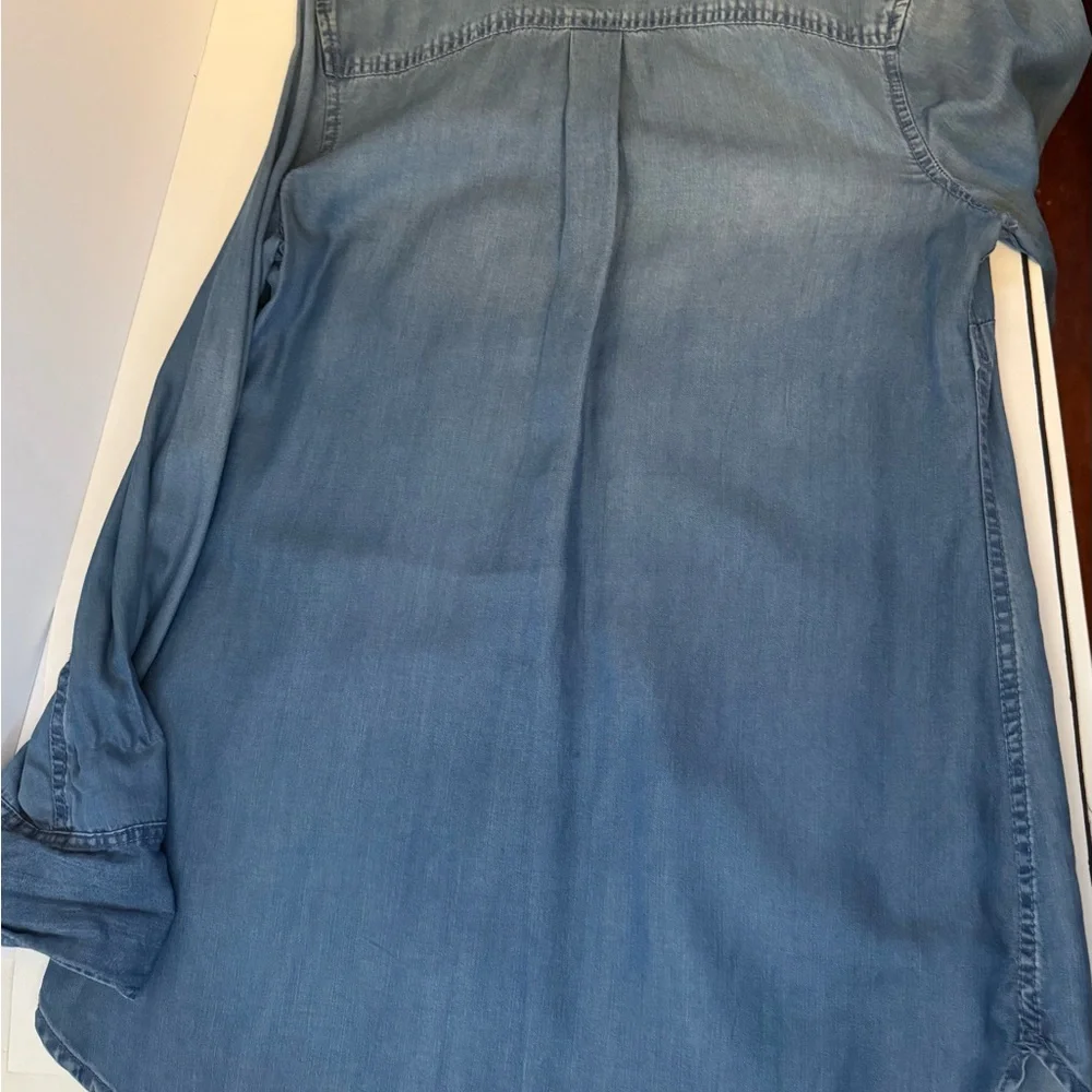 Merona Denim Button Down Shirt - Picture 2 of 4
